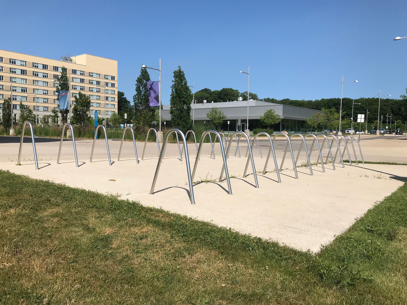 Bike Racks at Lakehead Orillia